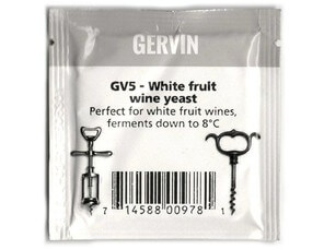 Дрожжи Gervin GV5 White Fruit Wine 5 гр